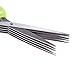 Pomemall Multipurpose Kitchen Scissors, Herb Scissors With 5 Cutter Kitchen Gadgets