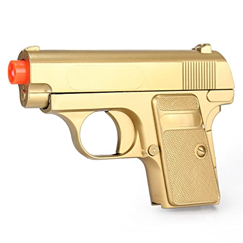 tac Spy Airsoft Pistols Twin Pack Pocket Size Compact Airsoft Gun With Gold And Black Colors Pricepulse