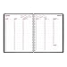 Brownline Duraflex Weekly Planner Twin-Wire Binding with Texture 2-Piece Poly Cover, 11-Inch X 8-1/2-Inch, English, Black (CB950V.BLK_2015)