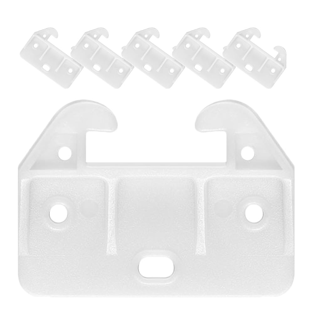 6Pcs Plastic Drawer Guides for Smooth Operation, Replacement Drawer Runners for Cabinets, Wardrobes, and Dressers