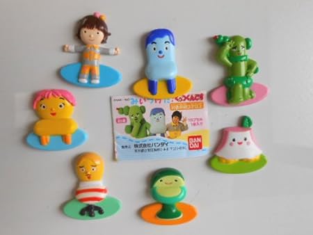 Amazon みいつけた くっつくんです 全7種 マグネット スイちゃん 全7種 1 サボさん 2 スイちゃん 3 カブ 4 チョ カプセル玩具 おもちゃ