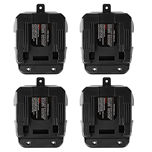 AMICROSS Wall Mount Battery Holder Compatible for Dewalt 20V DCB205