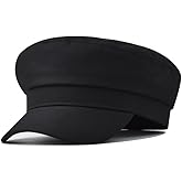 Chauffeur Hat Newsboy Cap Peaked Beret Cap Classic Vintage Driver Costumes Hats Captain Sailor-Hat for Men Women