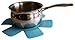 Flower Pots and Pan Protectors best 5-piece set to keep kitchenware free of scratches or marring when stacking or nesting cookware accessories (Blue)