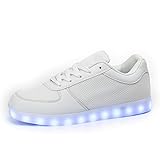 LeoVera Men's & Women's Wire Side Breathe Freely LED Shoes Flashing Sneakers