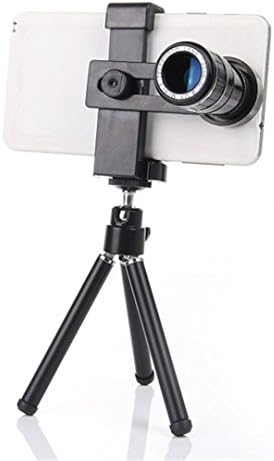 Universal Camera Lens, Professional HD 12X Optical Zoom Telescope Camera Lens F20mm Angle of View:70° With Tripod for iPhone Samsung Galaxy LG HTC Sony Android &amp; Most Smartphones (Plastic)