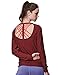 Regna X Womens Long Sleeve Tops Sport Workout Open-Back Active T Shirt (S-3X)