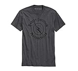 Harley-Davidson Men's Lightning Bolt Slim Fit Tee, Grey