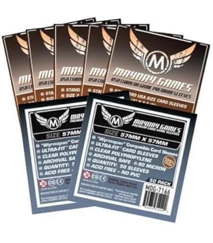 57x57 card sleeves Amazon.com: Sleeve Kings Standard Card Sleeves – 110 Count, Clear 60 Micron  Thickness, Medium Square Size (57 x 57 mm), Compatible with Wyrmspan & More  – SKU: SKS-8849 : Toys & Games