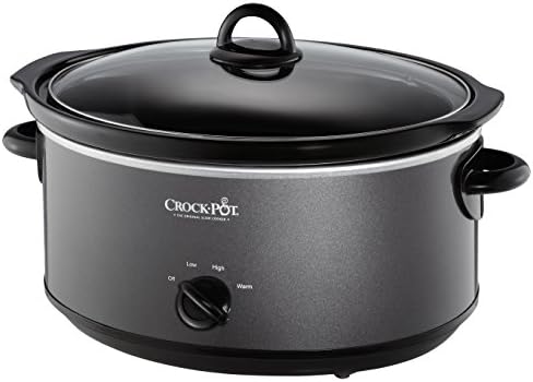 Crockpot SCV700-CH-BR Slow Cooker 7 quarts Charcoal