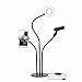 Selfie Ring Lighting with Stand Cell Phone Holder for Livestream Lighting, Fill-in Beauty Light, Video Produce for All Types of iPhone/Samsung/Android Phone