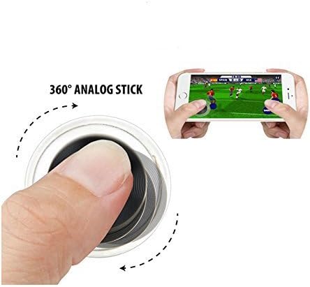 Tasodin Mobile Joystick, Mini Remote Controller, Phone Game Controller,Rocker Touch Screen Jopad for iPhone iPad iPod touch HUAWEI Samsang