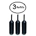 Vantamo 3-Pack Refills for Confidential Identity Theft Protection Roller Stamp Wide