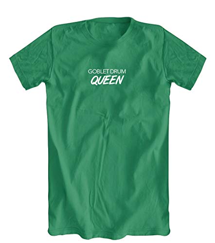 Goblet Drum Queen T-Shirt, Men's, Green - XX-Large