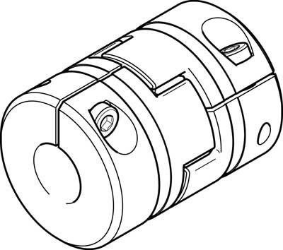 Festo 176038 Model EAMC-65-90-XX-25 Coupling