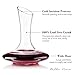 Best Red Wine Decanter By Bella Vino - Improves Wine Taste By Softening Tannins - Great Table Centerpiece - Elegant and Effective - Made From 100% Lead Free Premium Crystal Glass - Port Wine Decanters