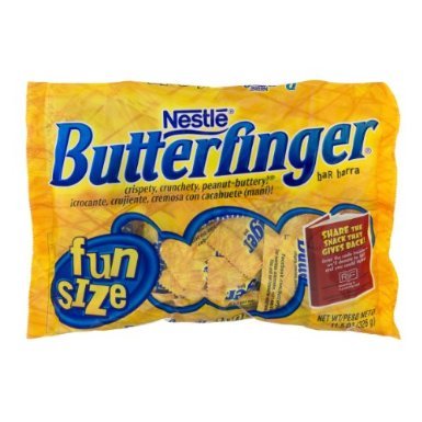 Nestle, Butterfinger Fun Size Bars, 11.5oz Bag (Pack of 4)
