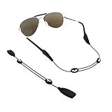 GikPal Eyewear Retainer, Universal Fit Rope Eyewear Retainer, Adjustable Unisex Sports Sunglass Retainer Holder Strap, Set of 2