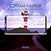 QEONIX Galaxy S9 Screen Protector - Real HD Full Frame Tempered Glass, 3D Touch, 9H Hardness, Case Friendly [2-Pack]