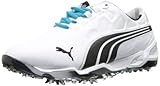 PUMA Men's Biofusion Golf Shoe,White/Black,9 M US