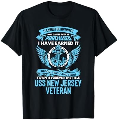 Amazon.com: USS New Jersey BB-62 T-Shirt T-Shirt : Clothing, Shoes