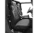 Bestop 2922615 Black Denim Seat Covers for Front High-Back Seats - Jeep 1997-2002 Wrangler; Sold as Pair; Fit Factory Seats