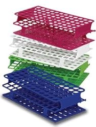 Full-Size Test Tube Racks 13mm 72 Place (Blue) [ 1