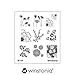 Winstonia Nail Stamping Plate Summer Spring Floral and Flowers Manicure Designs
