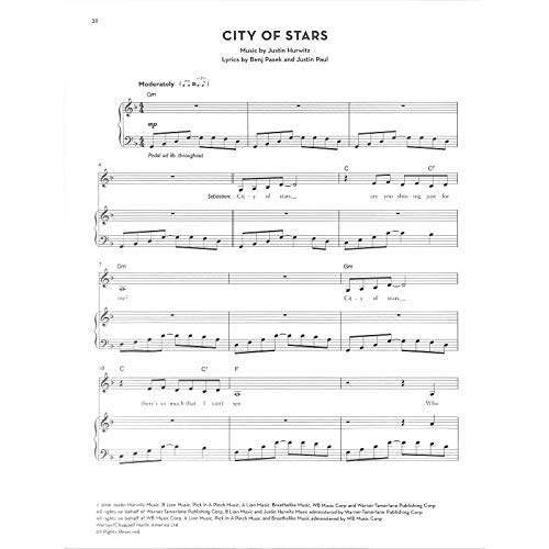 LA LA LAND PARTITURAS para PIANO