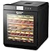 magic mill MFD-1011 Food Dehydrator Machine, 10 Trays Stainless Steel, Black