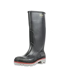 Servus XTP - Botas de trabajo para hombre (resistente a los productos químicos, 15 pulgadas, PVC), color negro, rojo y gris