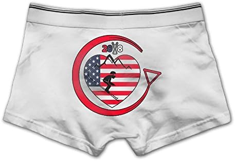 Men's 2018 Skiing Sports Breathable Boxer Brief Seamless Stretchable Cotton Underwear