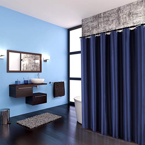 image for Biscaynebay Fabric Shower Curtain Liners Water Resistant Bathroom Curt