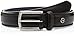 Nautica Men's Feathered Edge with Double-Stitch Casual Leather Belt (With Big & Tall Sizes)
