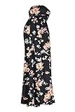 Beachcoco Women's Maternity Comfortable Maxi Tube Dress (XL, Multi 02 Black)