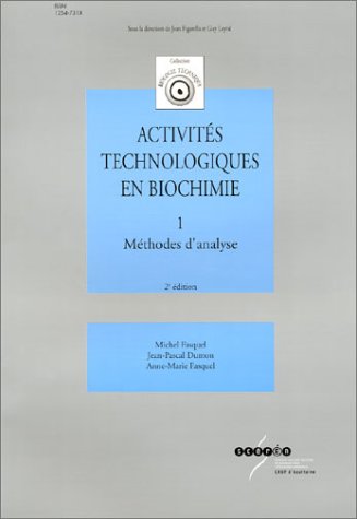 Activités technologiques en biochimie