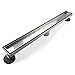 Neodrain 24-Inch Linear Shower Drain- with 2-in-1 Flat & Tile Insert Cover, Brushed 304 Stainless Steel Rectangle Shower Floor Drain,Floor Shower Drain