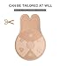 Adhesive Bras, Women Lift Nipplecovers Self Adhesive, Beige1, Size Medium(C/D)