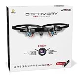 Force1 Drones with Camera – “UDI U818A Discovery” Camera Drone with 720p HD RC Quadcopter Drone Camera w/ Micro SD Card + Power Bank and Bonus Battery (Certified Refurbished)