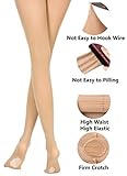 MOLLDAN Girls' Dance Ballet Tights for Women Pro Ultra Soft Convertible Transition Tight(Toddler/Little Kids/Adult/Student/Big Kid)