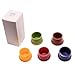 Silicone Wine Stopper, YYP Silicone Reusable Wine Bottle Stopper/Beer Sealer Cover, Assorted Colors Silicone Wine Bottle Caps, Set of 5