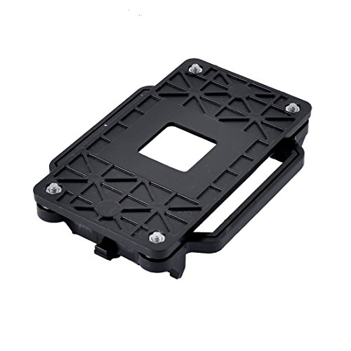 uxcell Plastic AMD CPU Fan Stand Bracket Base Socket 2pcs Black for AM2 AM3 AM2+ AM3+