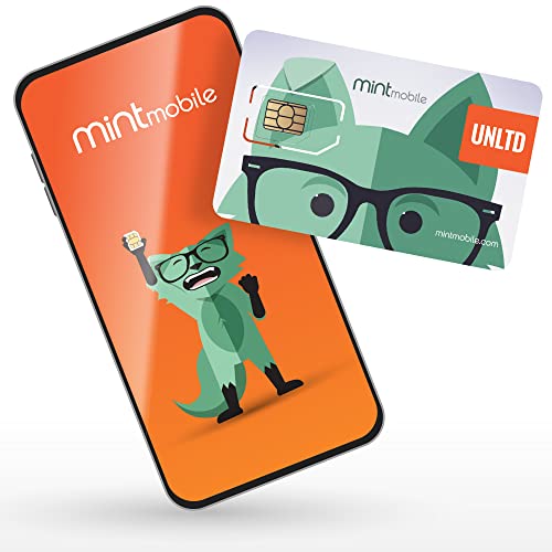 30/mo. Mint Mobile Phone Plan with Unlimited Talk, Text & Data for 3 Months (3in1 SIM Card