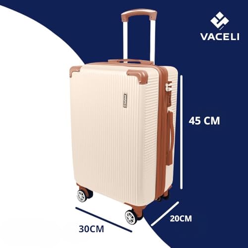 Mala de Bordo 10kg Mochila Bagagem de Mão com 4 Rodas Duplas 360° | Mala de Viagem, Expansivel, Aprovada ANAC, Cadeado AntiFurto TSA, Alça Lateral, com Divisória, Leve, Resistente