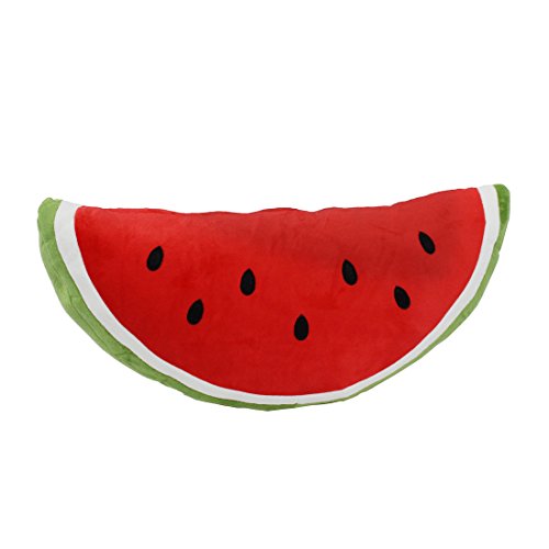Semicircular watermelon plush pillow sofa cushion toy 26"