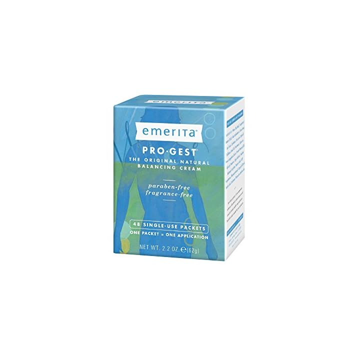 Emerita Pro-Gest Balancing Cream Single-Use Packets | USP Progesterone Cream from Wild Yam for Optimal Balance at…