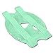 PerfeCore Facial Mask - Get Rid of Puffy Eyes - Migraine Relief, Sleeping, Travel Therapeutic Hot Cold Compress Pack - Gel Beads, Spa Therapy Wrap for Sinus Pressure Face Puffiness Headaches (Green)
