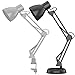 ToJane Metal Based Architect Desk Lamp Adjust Swing Arm with Extra Clip (Grey Finish)