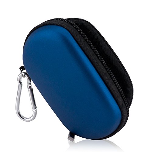 Wolven Universial Portable Waterproof Shockproof Electronic Accessories Organizer Holder/USB Flash Drive Case Bag - Blue