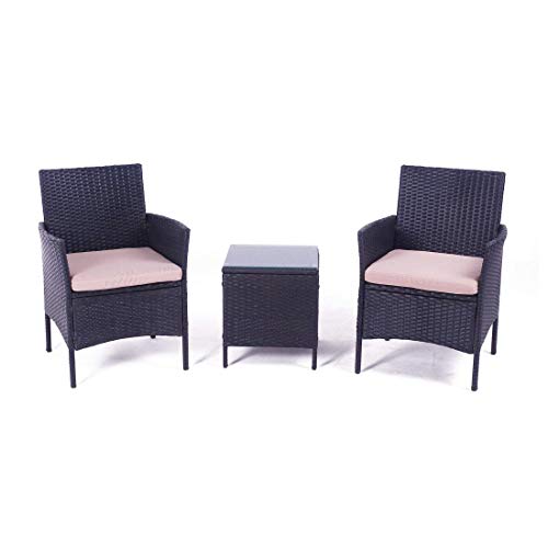 United Flame Cafe sets 3PCS Outdoor Patio Furniture Sets ...
